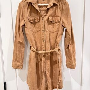 HABITUAL Tan Denim Dress